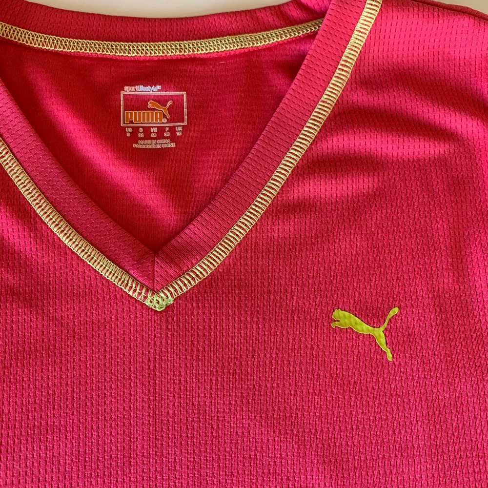 Puma Hot Pink workout top - Picture 4 of 6